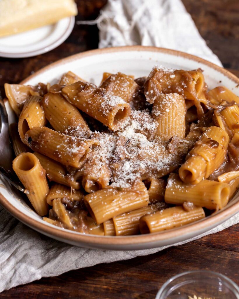 French onion pasta